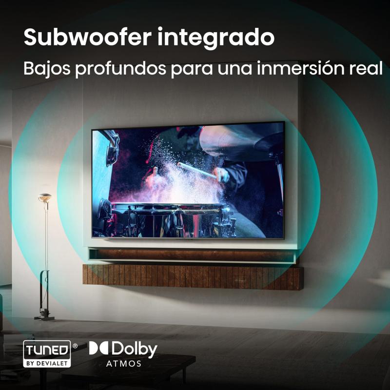 Hisense TELEVISOR SMART TV 75" ULED MINILED 4K UHD GOOGLE TV U7ESG